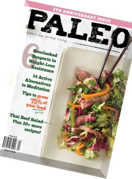 Paleo Magazine – April-May 2016 Cover