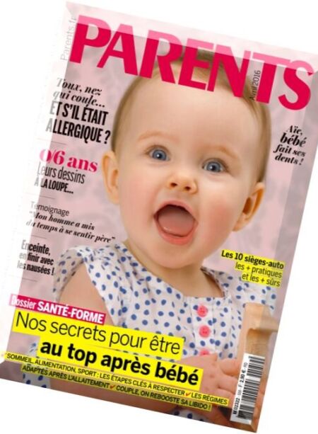 Parents – Avril 2016 Cover