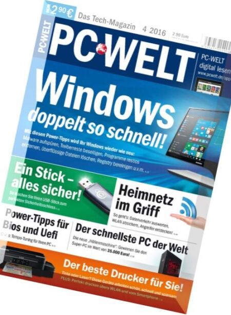 PC-Welt – April 2016 Cover