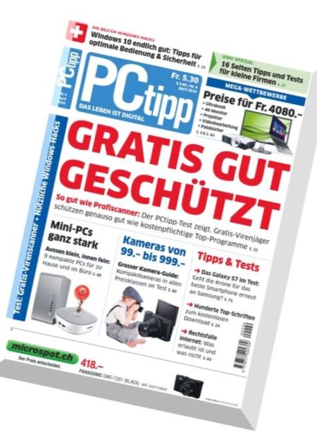 PCtipp – April 2016 Cover