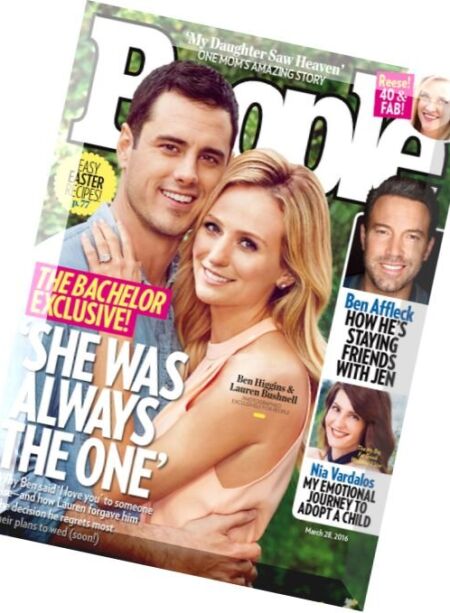 People – 28 March 2016 Cover