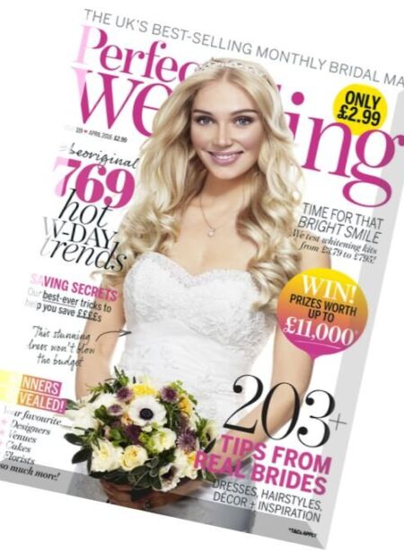 Perfect Wedding – April 2016 Cover