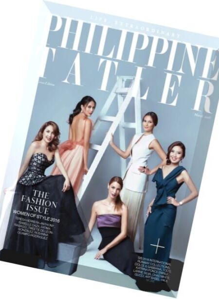 Philippine Tatler – March 2016 Cover