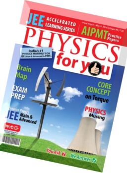 Physics For You – March 2016