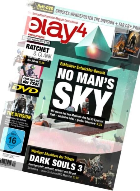 Play4 – Mai 2016 Cover