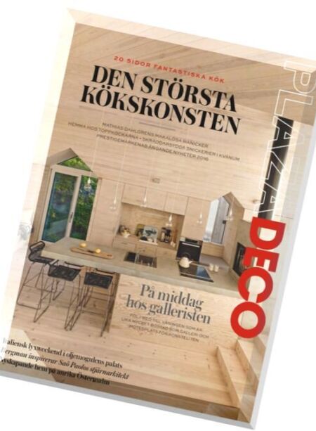 Plaza Deco – Nr.1, 2016 Cover