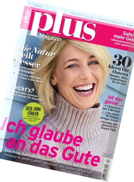 Plus Magazin – April 2016 Cover
