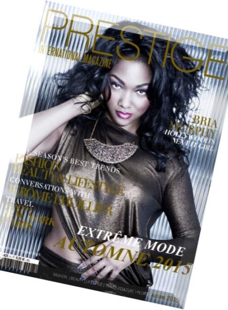 Prestige International Magazine – Autumn 2015 Cover