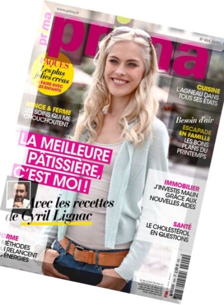 Prima – Avril 2016 Cover