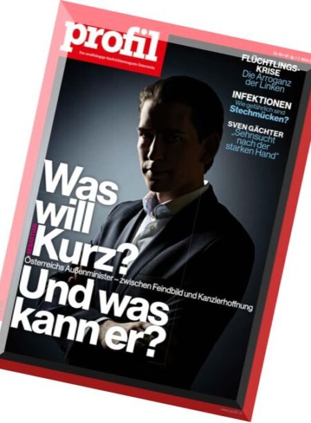 Profil – 7 Marz 2016 Cover