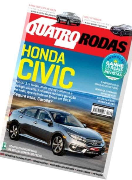 Quatro Rodas Brasil – Ed. 678 – Janeiro de 2016 Cover