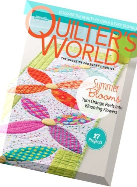 Quilter’s World – Summer 2016 Cover
