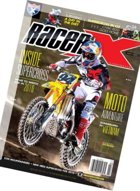 Racer X Illustrated – March 2016 Cover