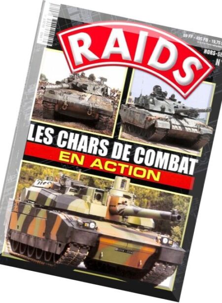 Raids – Hors-Serie 03, Les Chars de Combat en Action Cover