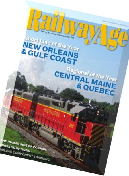 Railway Age – March 2016 Cover