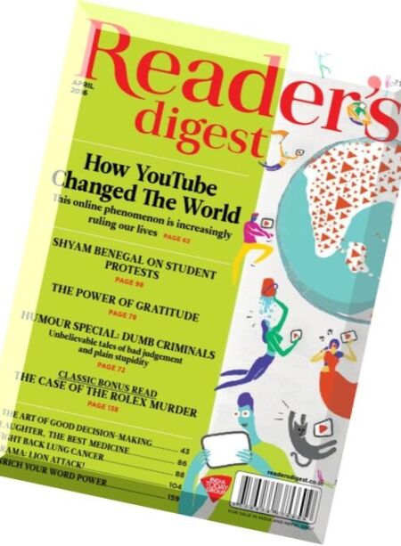 Reader’s Digest India – April 2016 Cover