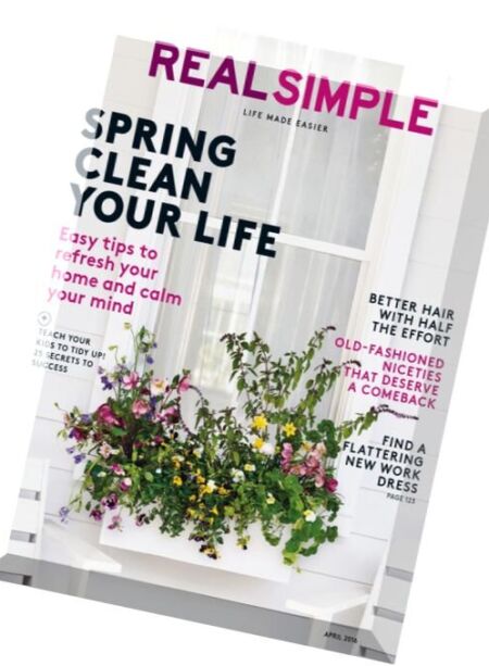 Real Simple – April 2016 Cover