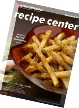 Recipe Center – March-April 2016