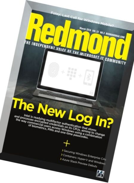 Redmond Magazine – March 2016 Cover