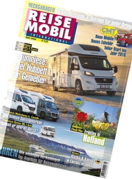 Reisemobil International – Marz 2016 Cover