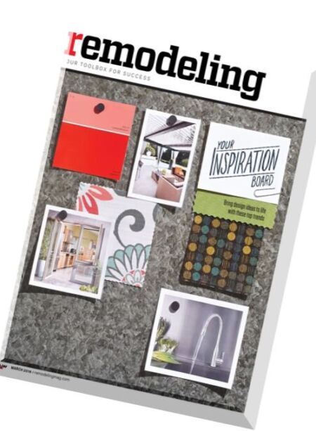 Remodeling Magazine – March 2016 Cover