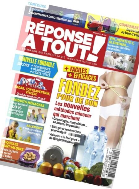 Reponse A Tout ! – Avril 2016 Cover