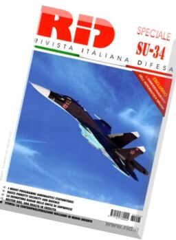 Rivista Italiana Difesa – Marzo 2016