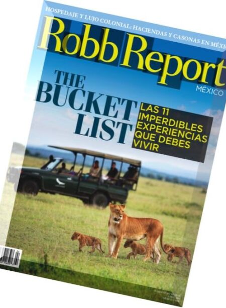 Robb Report Mexico – Abril 2016 Cover