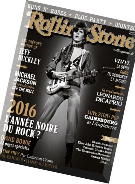 Rolling Stone France – Mars 2016 Cover