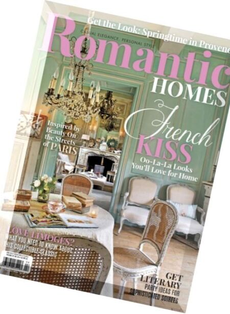 Romantic Homes – April 2016 Cover