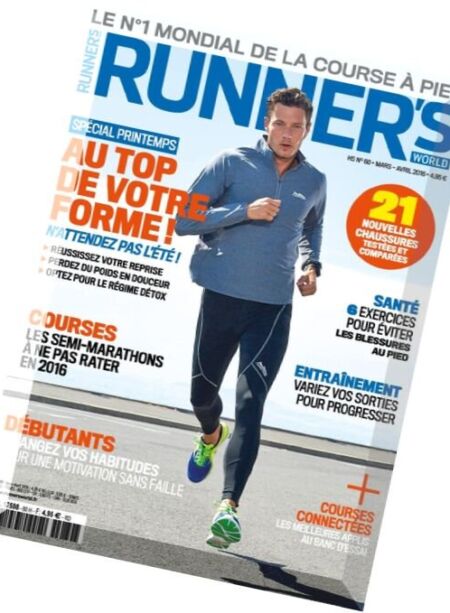 Runner’s World France – Mars-Avril 2016 Cover
