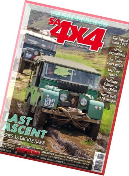 SA4x4 – April 2016 Cover
