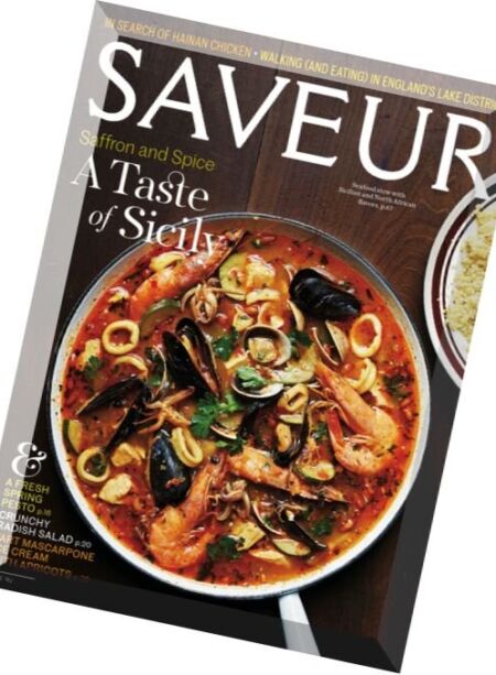 Saveur – April 2016 Cover