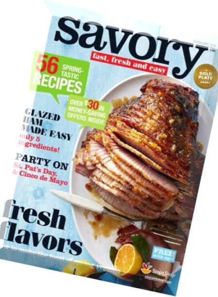 Savory – March-April 2016 Cover