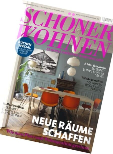 Schoner Wohnen – April 2016 Cover