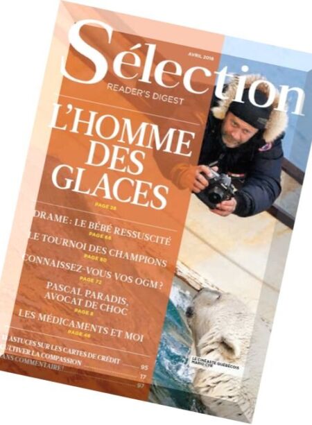 Selection Reader’s Digest – Avril 2016 Cover