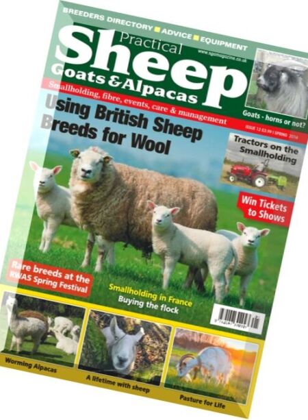 Sheep, Goats & Alpaca – Spring 2016 Cover