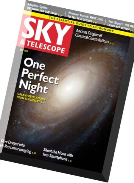 Sky and Telescope – May 2016 Cover
