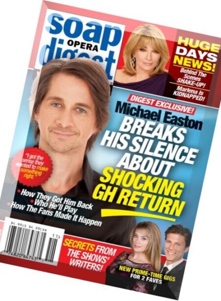 Soap Opera Digest – 14 March 2016 Cover