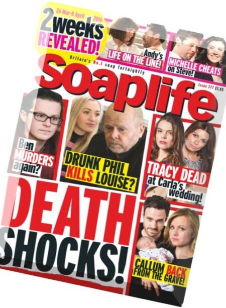 Soaplife – 26 March 2016 Cover