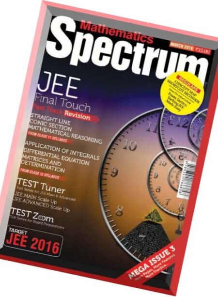 Spectrum Mathematics – March 2016 Cover