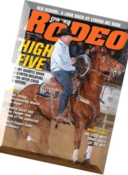Spin to Win Rodeo – April 2016 Cover