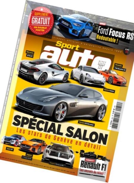 Sport Auto – Mars 2016 Cover