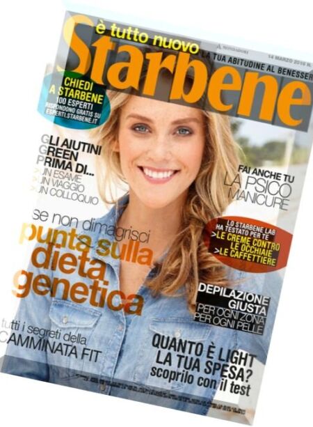 Starbene – 14 Marzo 2016 Cover