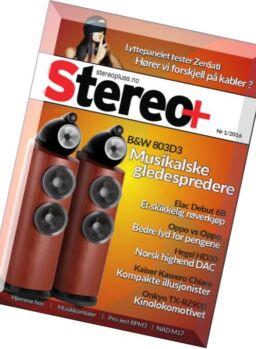Stereo+ Nr.1, 2016