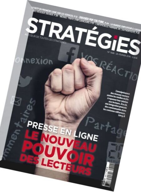Strategies – 25 Fevrier 2016 Cover