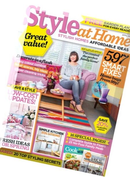 Style at Home – April 2016 Cover