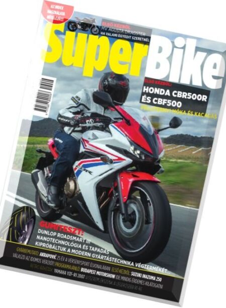 Superbike Hungary – Aprilis 2016 Cover