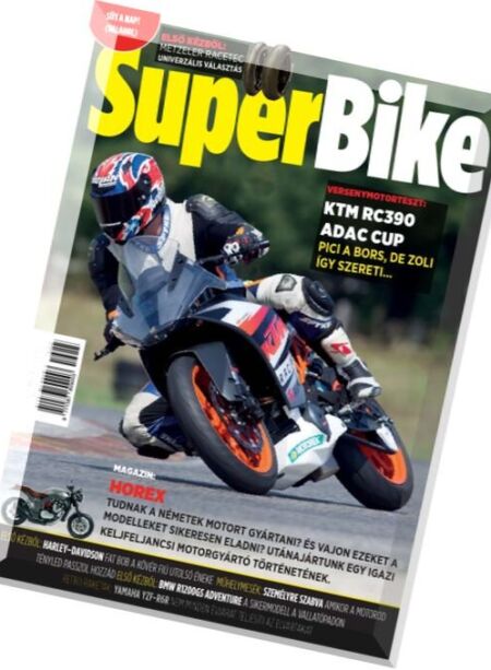 Superbike Hungary – Marcius 2016 Cover