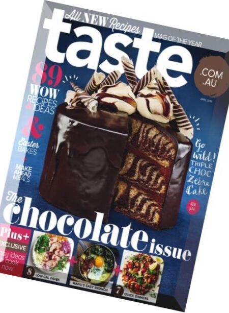 Taste.com.au – April 2016 Cover